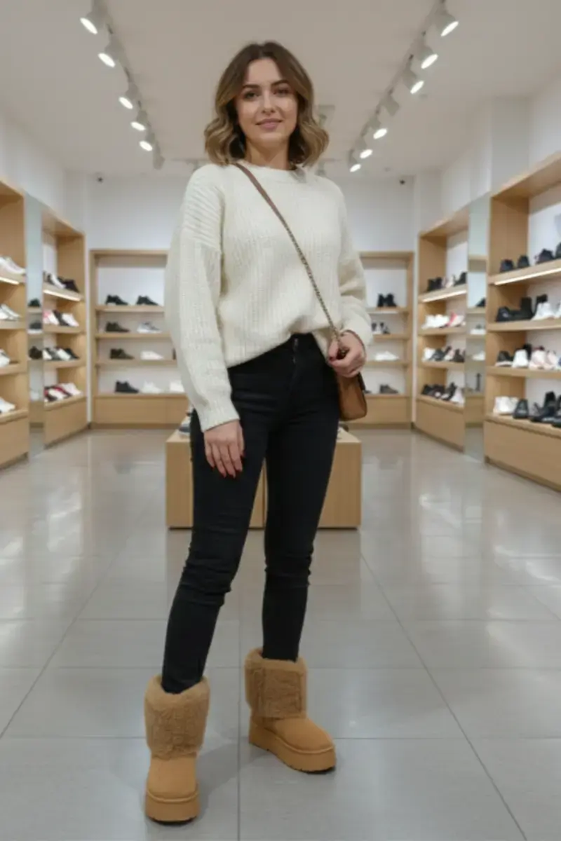 Vista detalle 2 de Botas de pelo estilo ugg