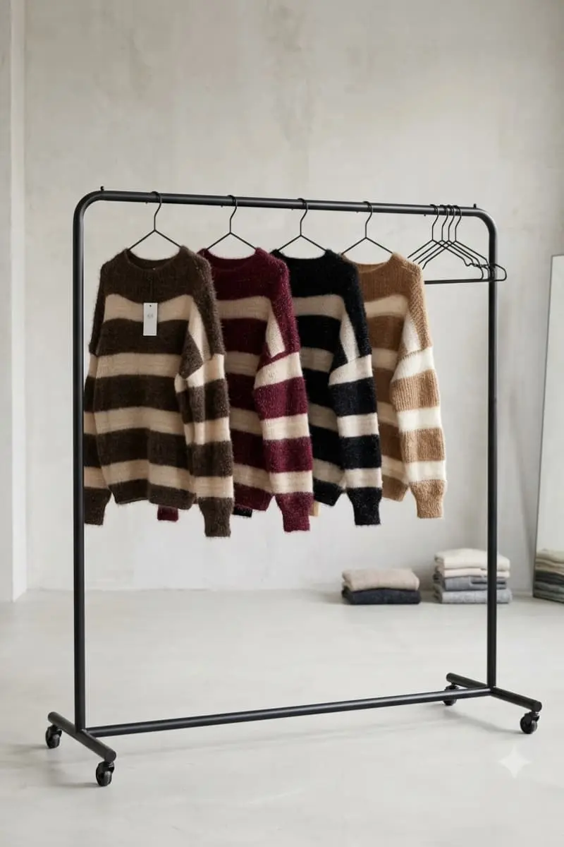 Vista detalle 2 de Jerseys mohair rayas